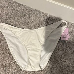 White Women's Swim Bottom